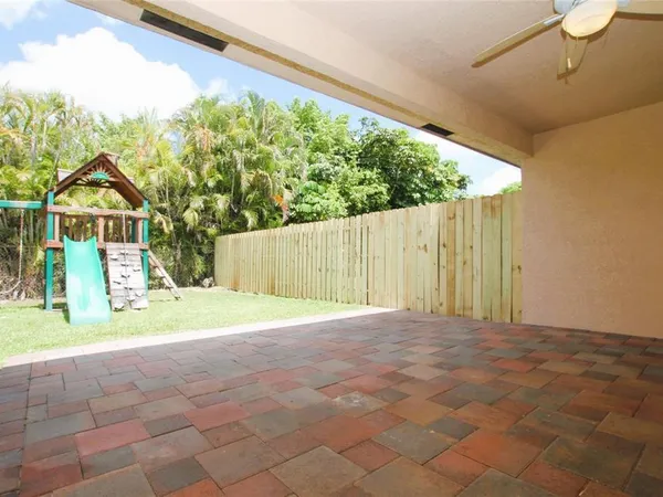 Covered & Paved Patio