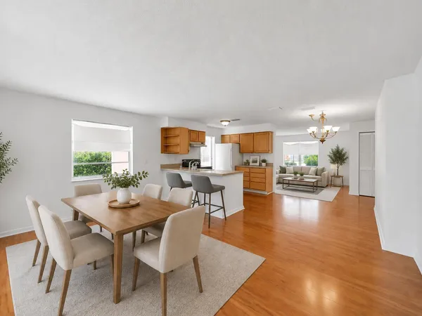 Kitchen and Living Room
