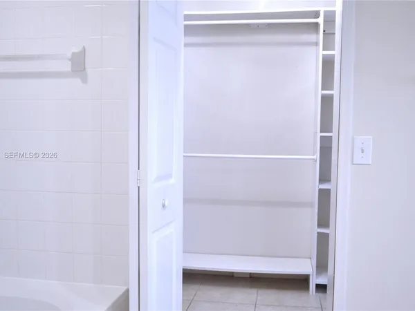 Bathroom entrance to Walking Closet